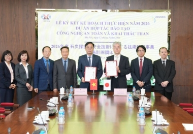 TKV và JOGMEC (Nhật Bản) thống nhất kế hoạch hợp tác năm 2026