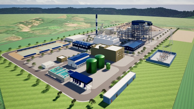 Ứng dụng mô hình BIM trong dự án Nhà máy Điện sinh khối Yên Bái 1