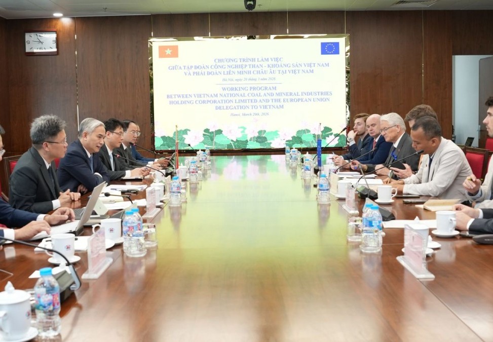 TKV làm việc với EU về hợp tác trong lĩnh vực bô xít và đất hiếm