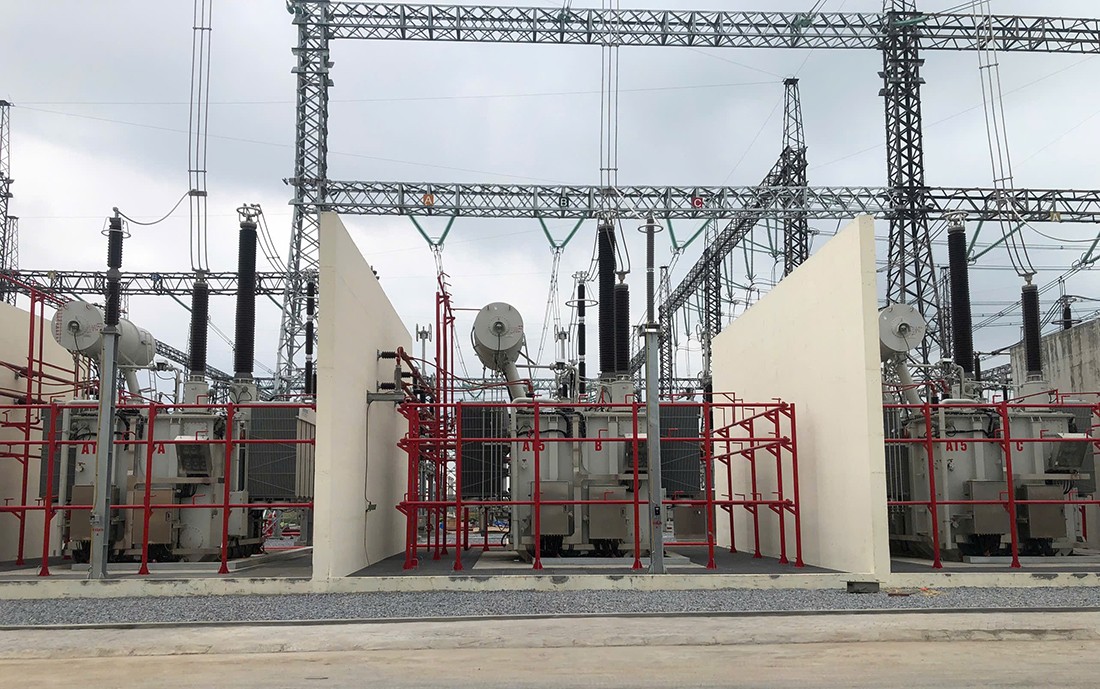 Đóng điện dự án nâng công suất Trạm biến áp 500kV Phố Nối