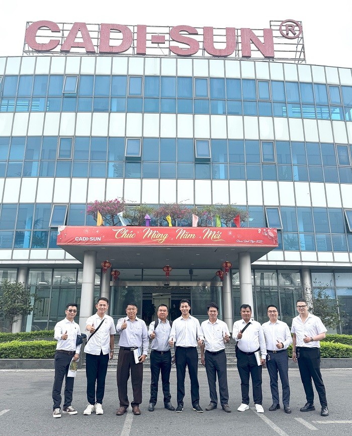 CADI-SUN làm việc với đối tác Myanmar, sẵn sàng cho các đơn hàng quy mô lớn