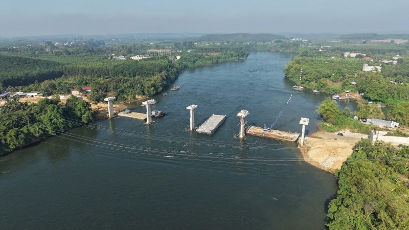 Tiến độ thi công dự án Thủy điện Trị An mở rộng (cập nhật 30/3/2026)