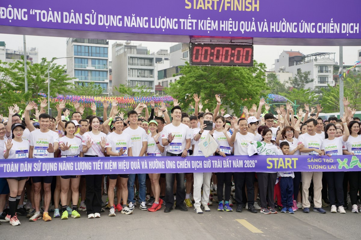 Phát động ‘Toàn dân sử dụng năng lượng tiết kiệm hiệu quả và hưởng ứng Chiến dịch Giờ Trái đất 2026’