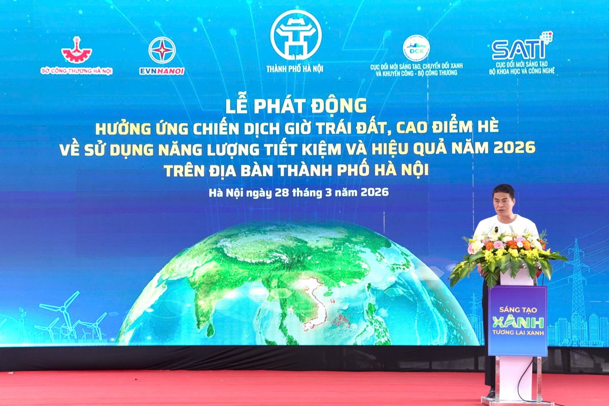 Hà Nội phát động Giờ Trái đất 2026, kêu gọi tiết kiệm điện trong cao điểm hè