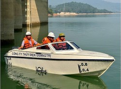 Tăng cường tuần tra, đảm bảo an ninh, an toàn giao thông trên lòng hồ Thủy điện Quảng Trị