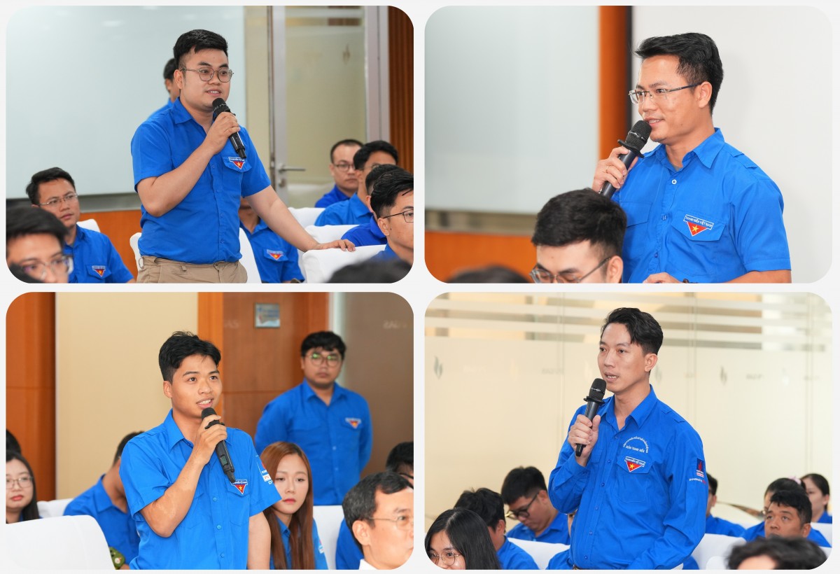 Chủ tịch HĐQT Tổng công ty Khí Việt Nam đối thoại với đoàn viên, thanh niên PV GAS Chủ tịch HĐQT Tổng công ty Khí Việt Nam đối thoại với đoàn viên, thanh niên PV GAS