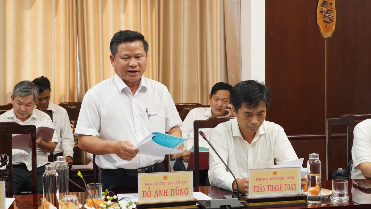 EVN làm việc với UBND tỉnh Tây Ninh về đầu tư xây dựng và cung ứng điện 2026