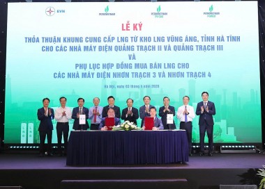 PV GAS ký các thỏa thuận LNG quy mô lớn, mở rộng hạ tầng cung ứng khí cho các trung tâm điện lực trọng điểm