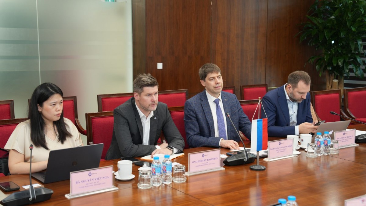 Tập đoàn Năng lượng Nguyên tử Quốc gia Nga (Rosatom) làm việc với TKV