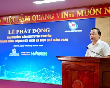 Phát động Giải thưởng báo chí tuyên truyền sử dụng năng lượng tiết kiệm, hiệu quả 2026