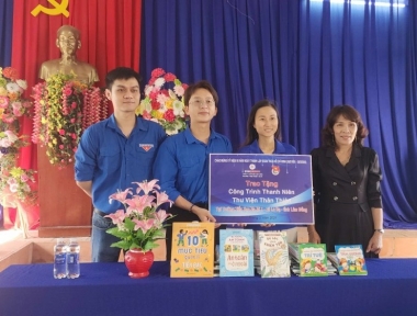 Công ty ĐHĐ bàn giao công trình ‘Thư viện thân thiện’ tại Lâm Đồng