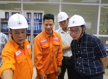 Lãnh đạo EVN kiểm tra công tác vận hành, sản xuất điện tại Nhiệt điện Duyên Hải
