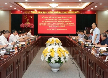 Bộ Công Thương làm việc với tỉnh Sơn La về Quy hoạch điện VIII Điều chỉnh