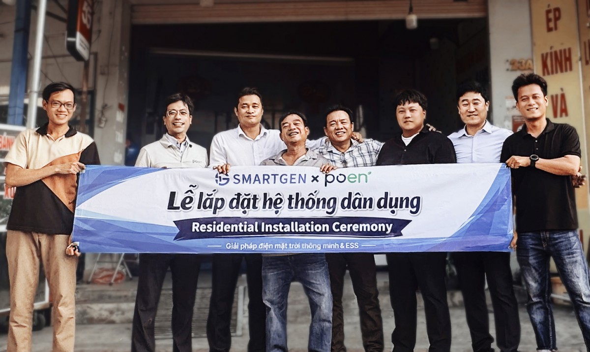 SMARTGEN hợp tác với POEN triển khai dự án điện mặt trời dân dụng tại Việt Nam