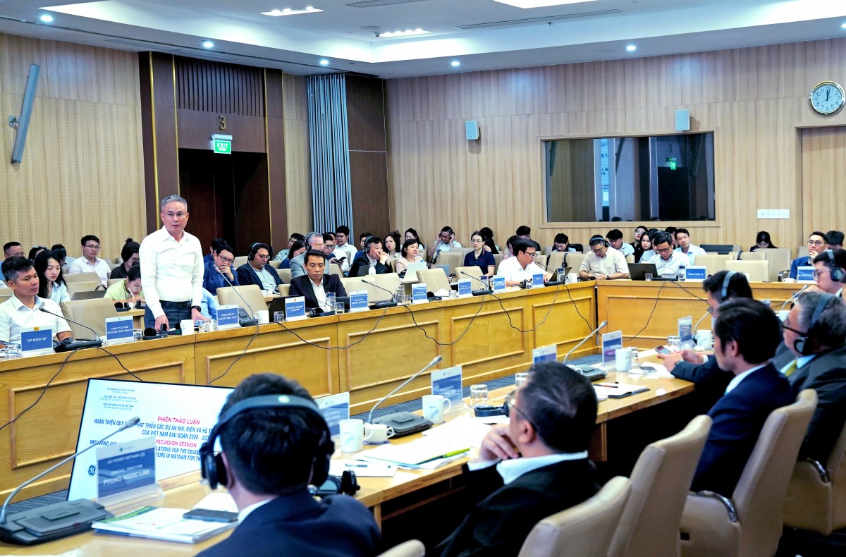 Diễn đàn hoàn thiện quy định phát triển các chuỗi dự án khí - điện, lưu trữ năng lượng của Việt Nam giai đoạn 2026-2030