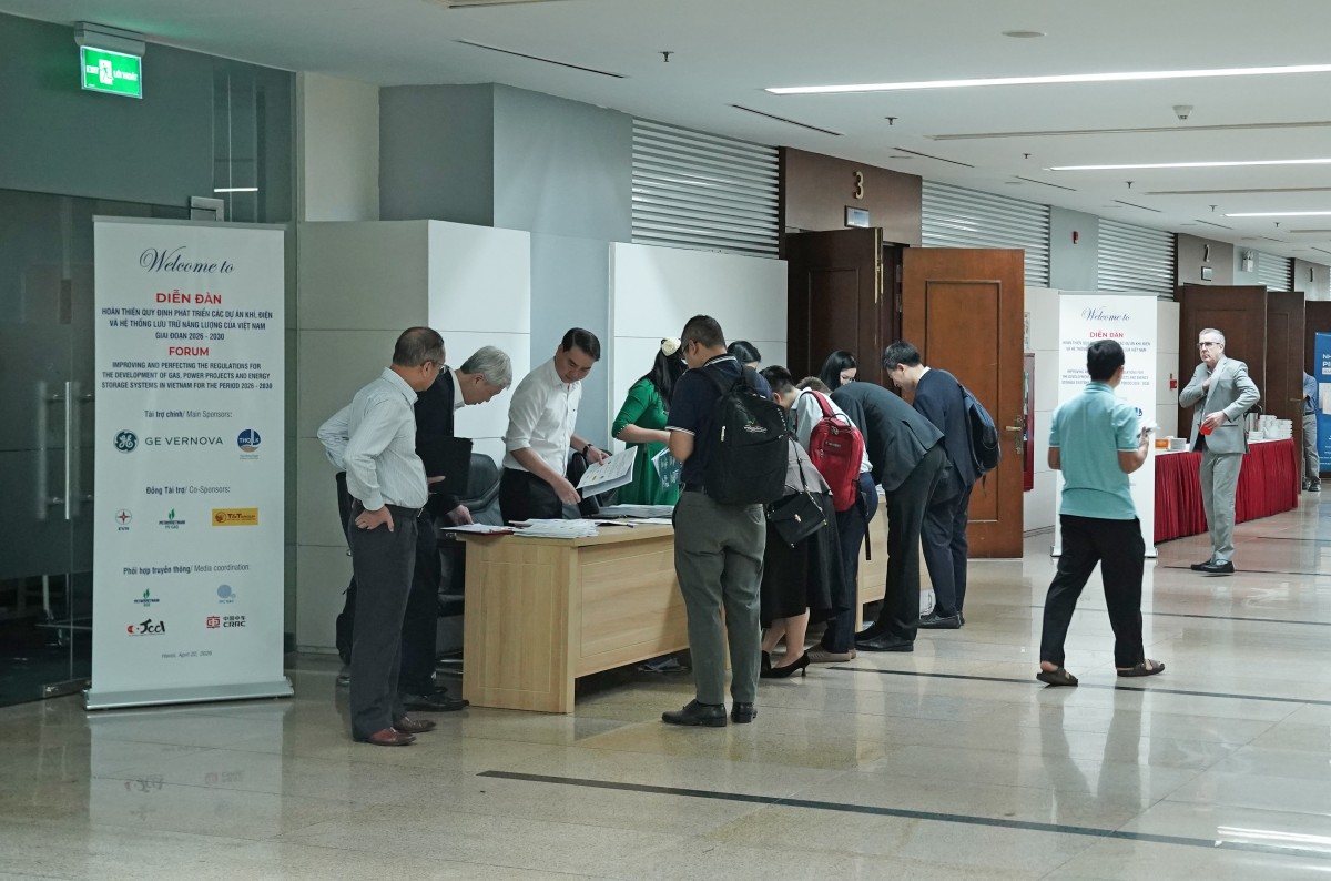 Diễn đàn hoàn thiện quy định phát triển các chuỗi dự án khí - điện, lưu trữ năng lượng của Việt Nam giai đoạn 2026-2030