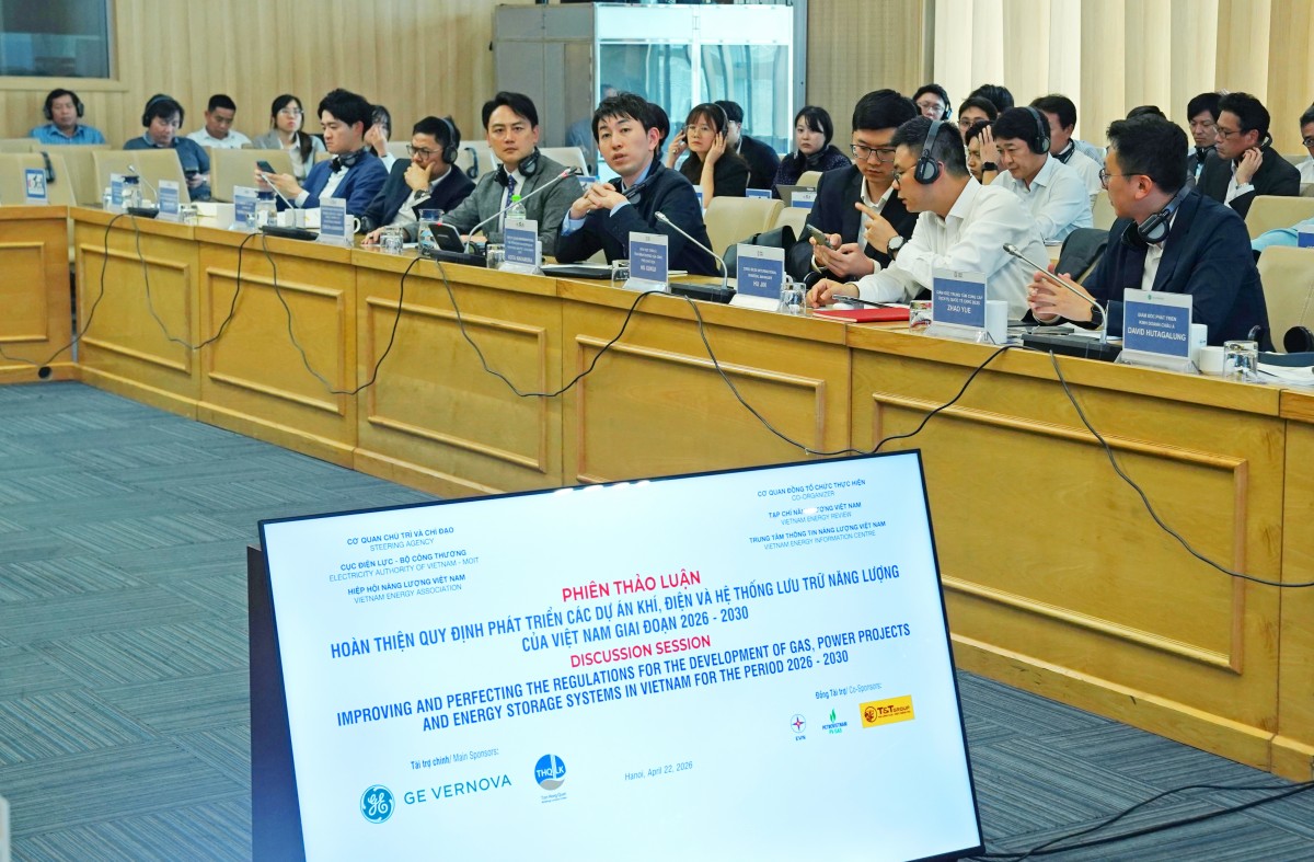 Diễn đàn hoàn thiện quy định phát triển các chuỗi dự án khí - điện, lưu trữ năng lượng của Việt Nam giai đoạn 2026-2030