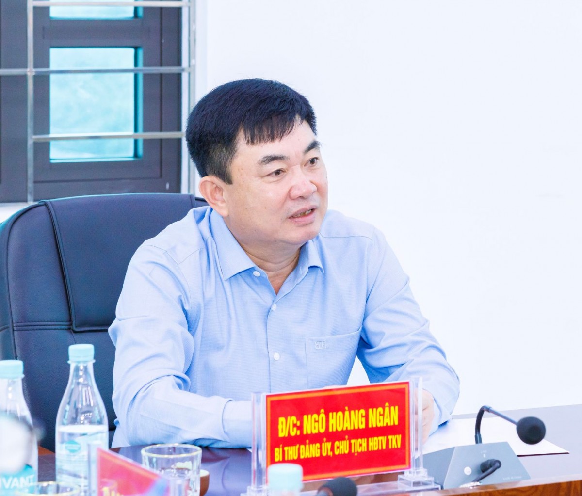 Chủ tịch HĐTV TKV kiểm tra sản xuất và làm việc với Công ty Kho vận Đá Bạc