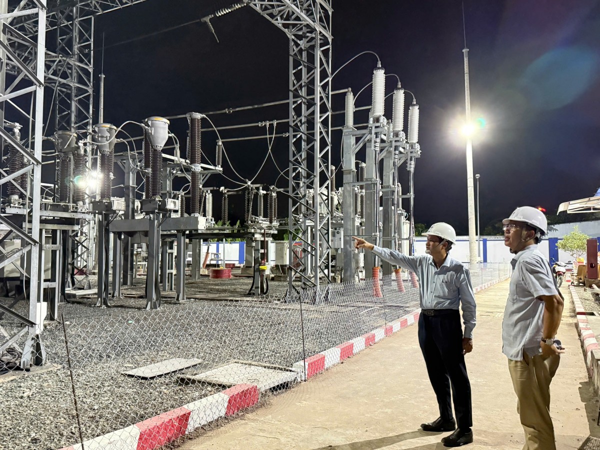 Ngày 25/4/2026, EVNSPC đóng điện thêm 3 công trình lưới điện 110kV