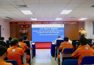 Nhiệt điện Duyên Hải phát động Tháng Công nhân và Tháng hành động về an toàn, vệ sinh lao động 2026