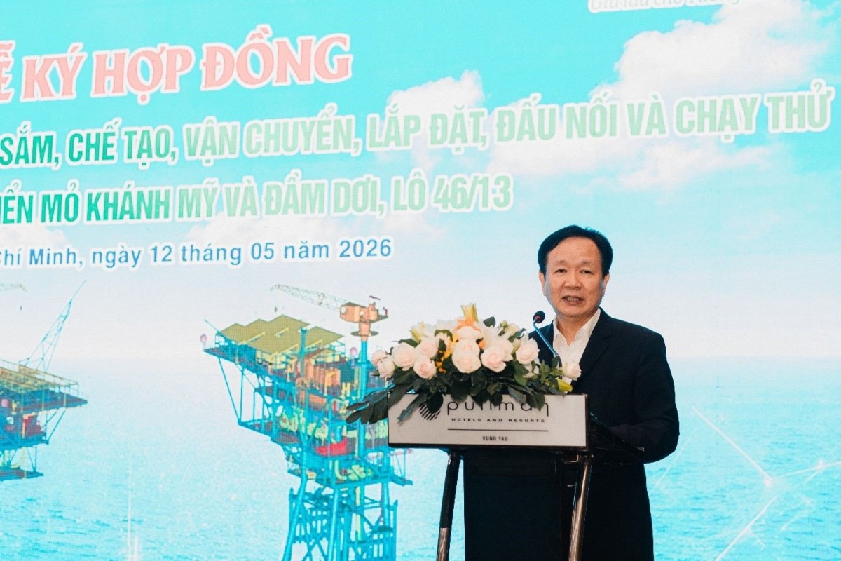 Ký hợp đồng EPCI dự án phát triển mỏ Khánh Mỹ - Đầm Dơi (Lô 46/13)