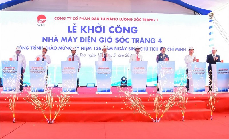 Khởi công dự án Nhà máy Điện gió Sóc Trăng 4