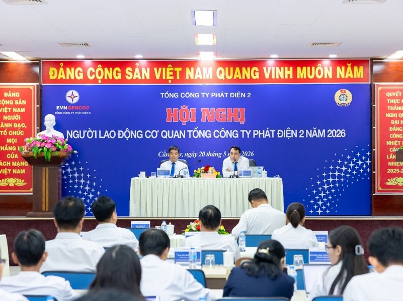 Hội nghị Người lao động Cơ quan Tổng công ty Phát điện 2 năm 2026