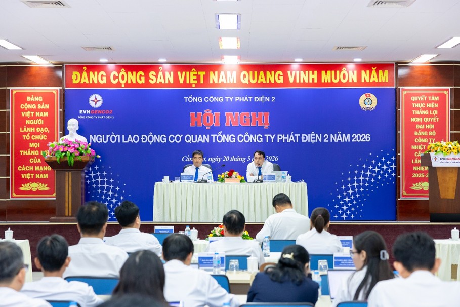 Hội nghị Người lao động Cơ quan Tổng công ty Phát điện 2 năm 2026