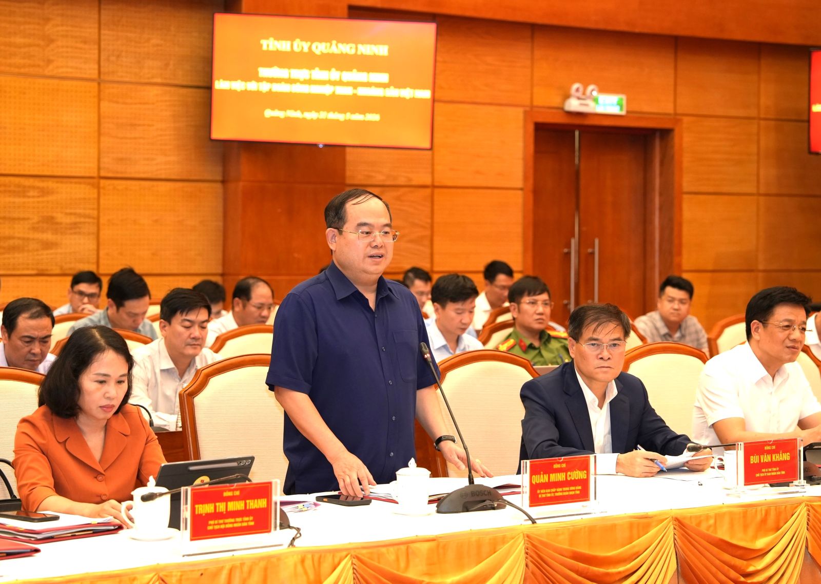 Thường trực Tỉnh ủy Quảng Ninh làm việc với Tập đoàn CN Than - Khoáng sản Việt Nam