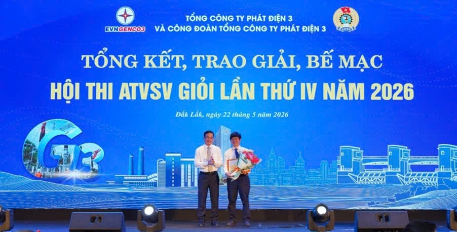 EVNGENCO3 vinh danh 136 người lao động tiêu biểu, lao động sáng tạo, ATVSV giỏi EVNGENCO3 vinh danh 136 người lao động tiêu biểu, lao động sáng tạo, ATVSV giỏi