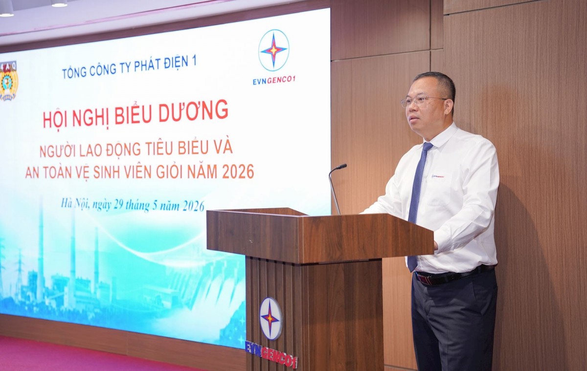 EVNGENCO1 biểu dương 47 người lao động tiêu biểu và an toàn vệ sinh viên giỏi năm 2026