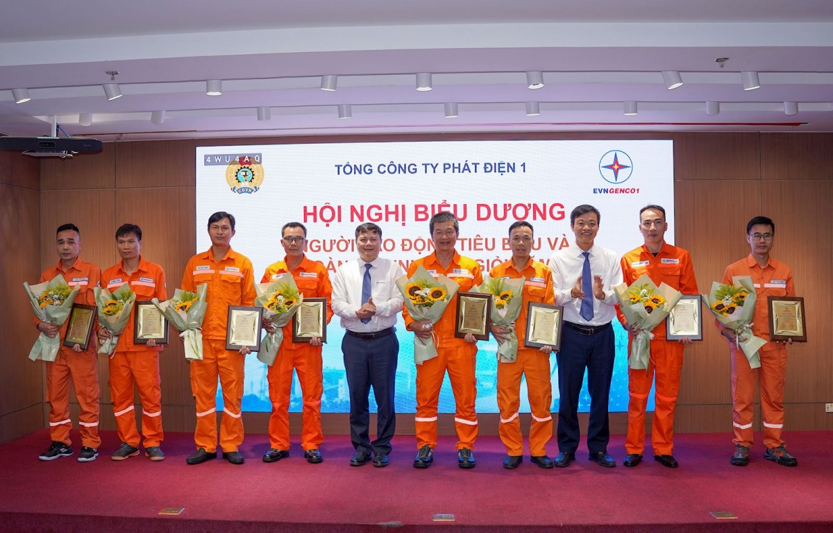EVNGENCO1 biểu dương 47 người lao động tiêu biểu và an toàn vệ sinh viên giỏi năm 2026