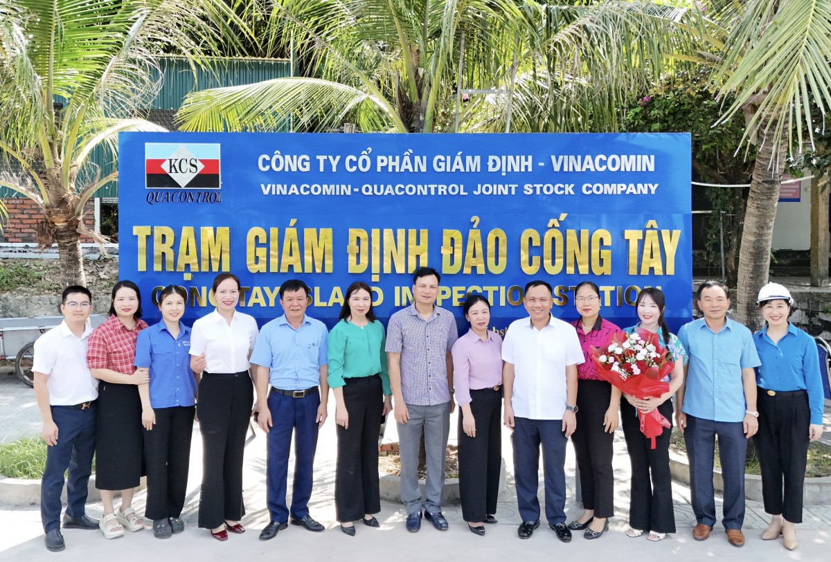Quacontrol giám định than tại đảo Cống Tây - Khẳng định tốc độ và hiệu quả kinh tế