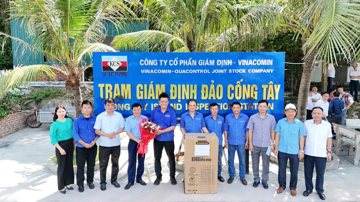 Quacontrol giám định than tại đảo Cống Tây - Khẳng định tốc độ và hiệu quả kinh tế