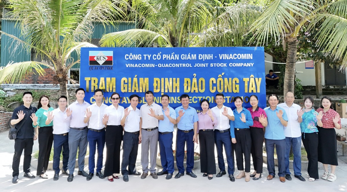 Quacontrol giám định than tại đảo Cống Tây - Khẳng định tốc độ và hiệu quả kinh tế