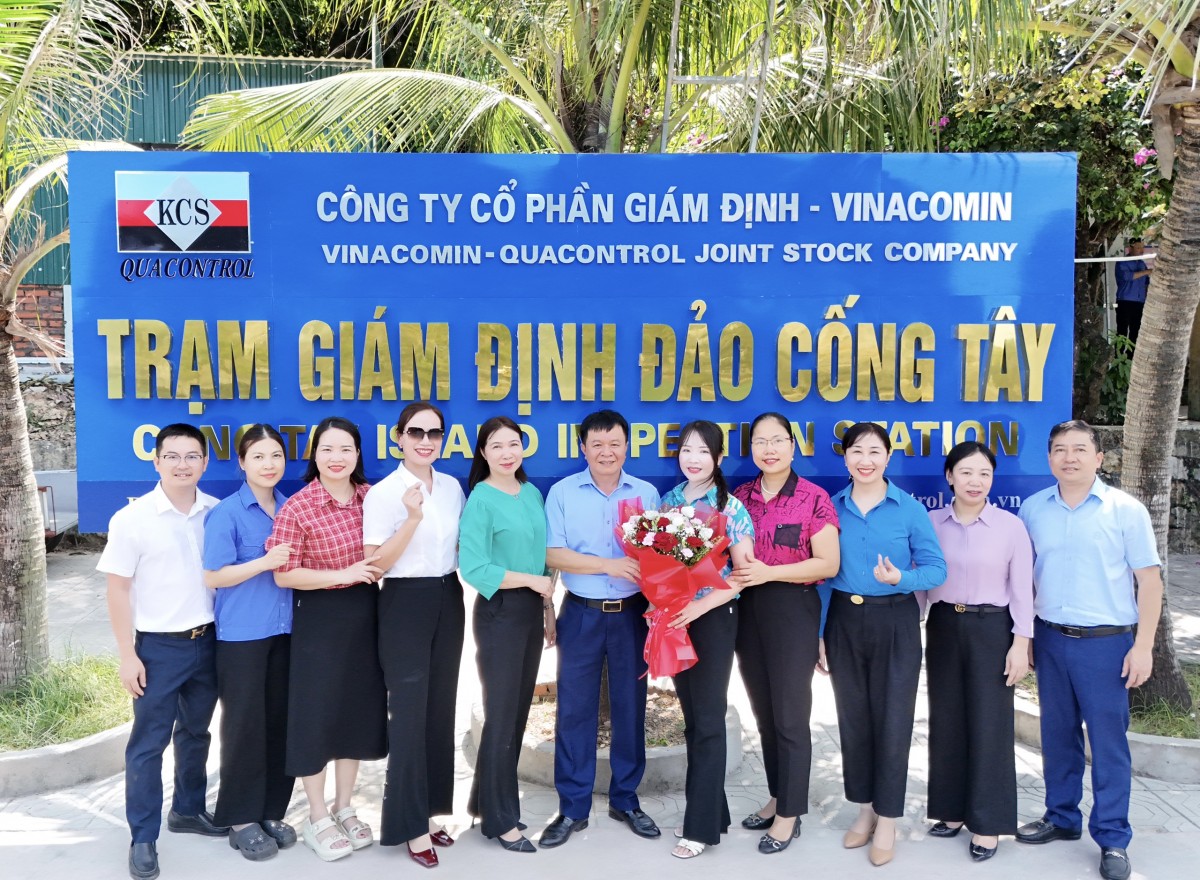 Quacontrol giám định than tại đảo Cống Tây - Khẳng định tốc độ và hiệu quả kinh tế