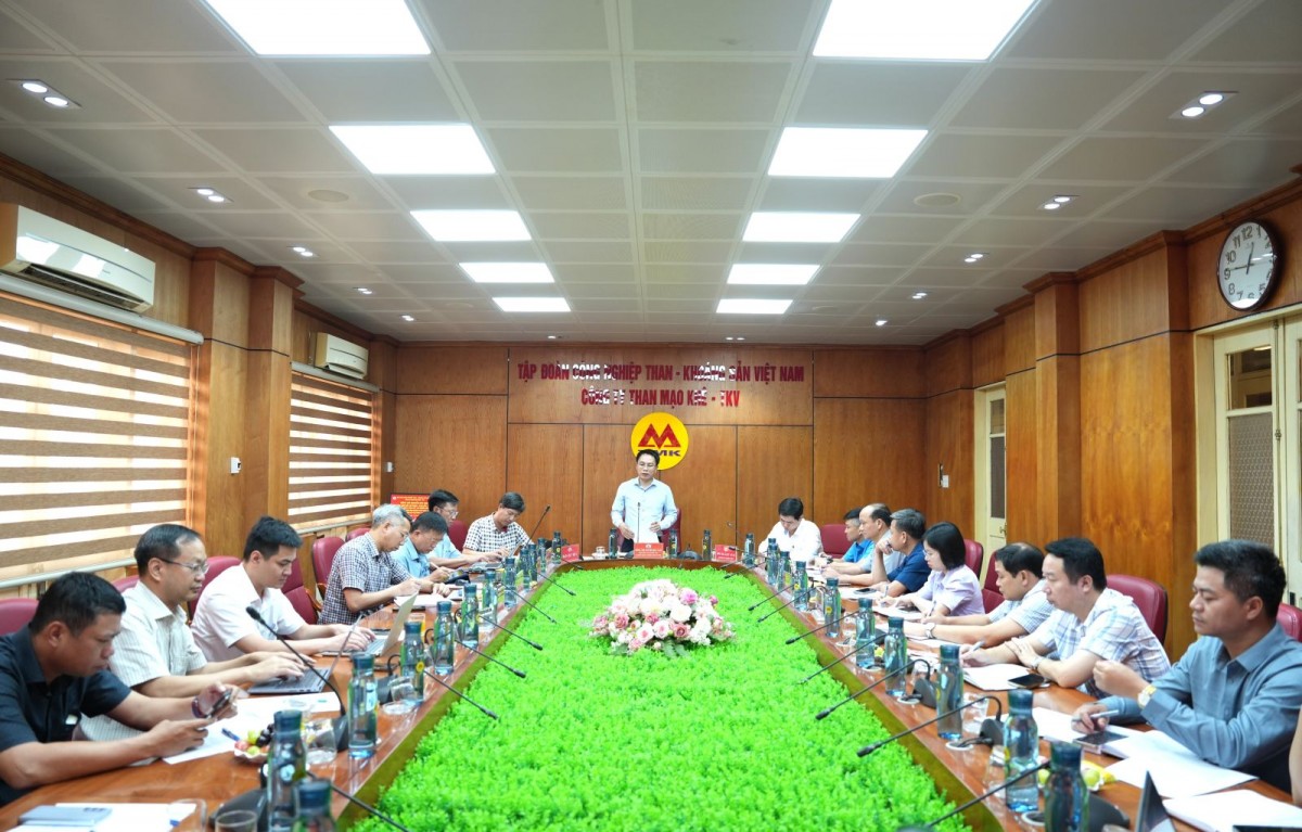 Lãnh đạo TKV kiểm tra sản xuất hầm lò và làm việc với Than Mạo Khê