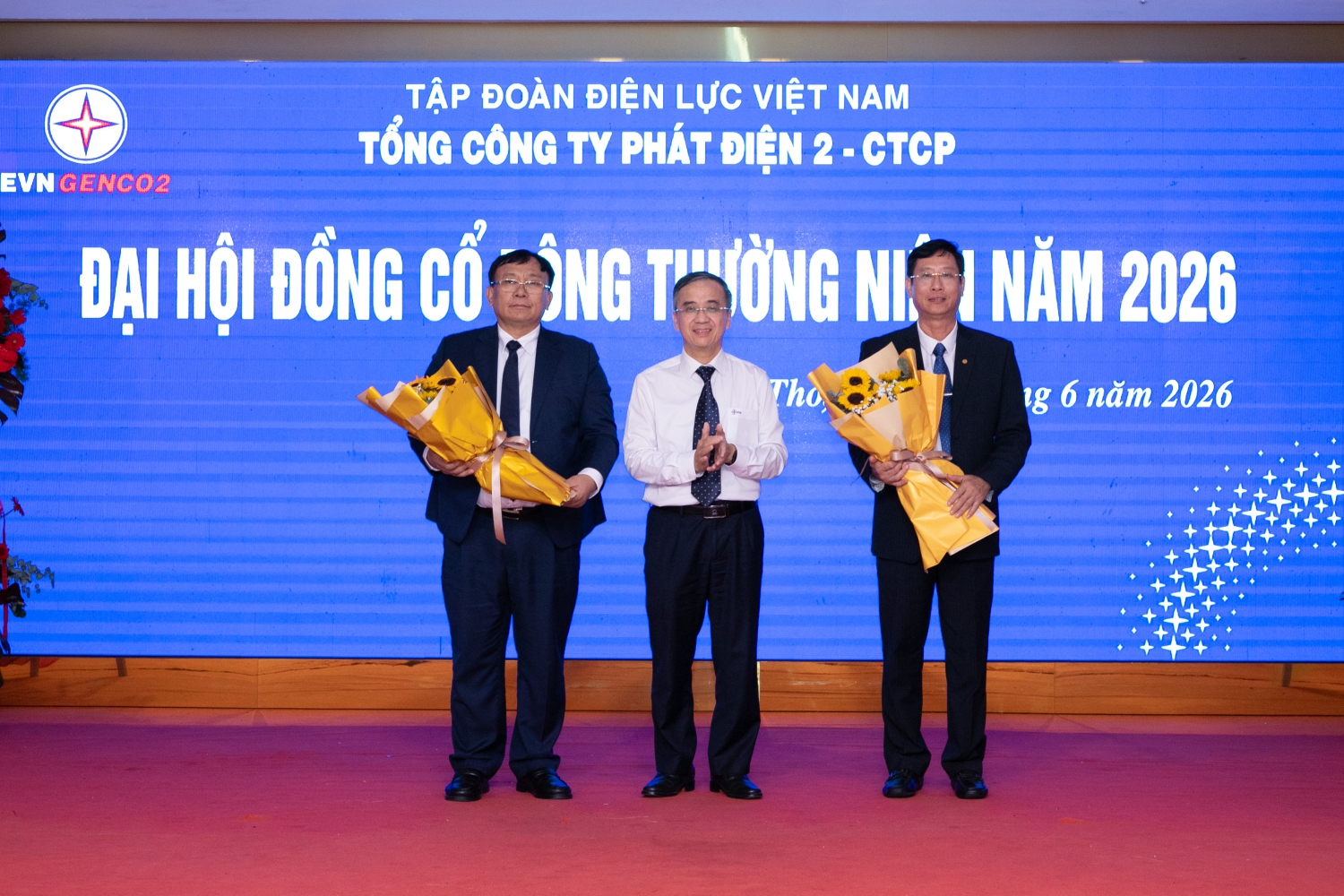 Đại hội đồng cổ đông thường niên EVNGENCO2 năm 2026 Đại hội đồng cổ đông thường niên EVNGENCO2 năm 2026