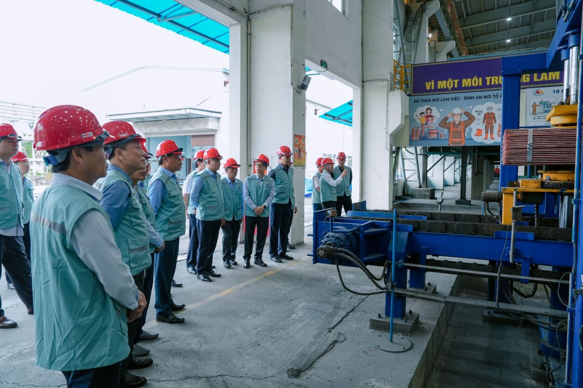 Tổng giám đốc TKV kiểm tra sản xuất, làm việc với các đơn vị khoáng sản tại Lào Cai