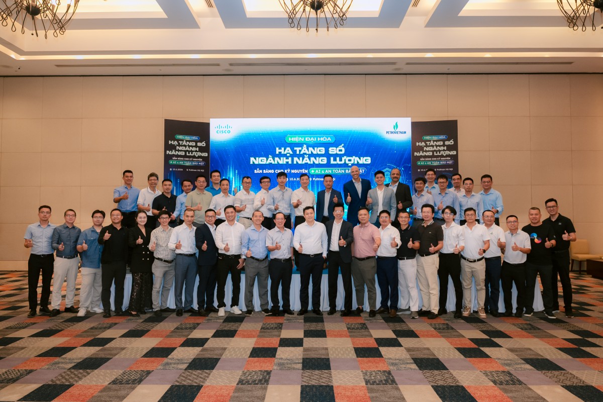 Cisco và ESEC đồng hành cùng Petrovietnam tại hội thảo ‘Hiện đại hóa hạ tầng số ngành năng lượng’ Cisco và ESEC đồng hành cùng Petrovietnam tại hội thảo ‘Hiện đại hóa hạ tầng số ngành năng lượng’