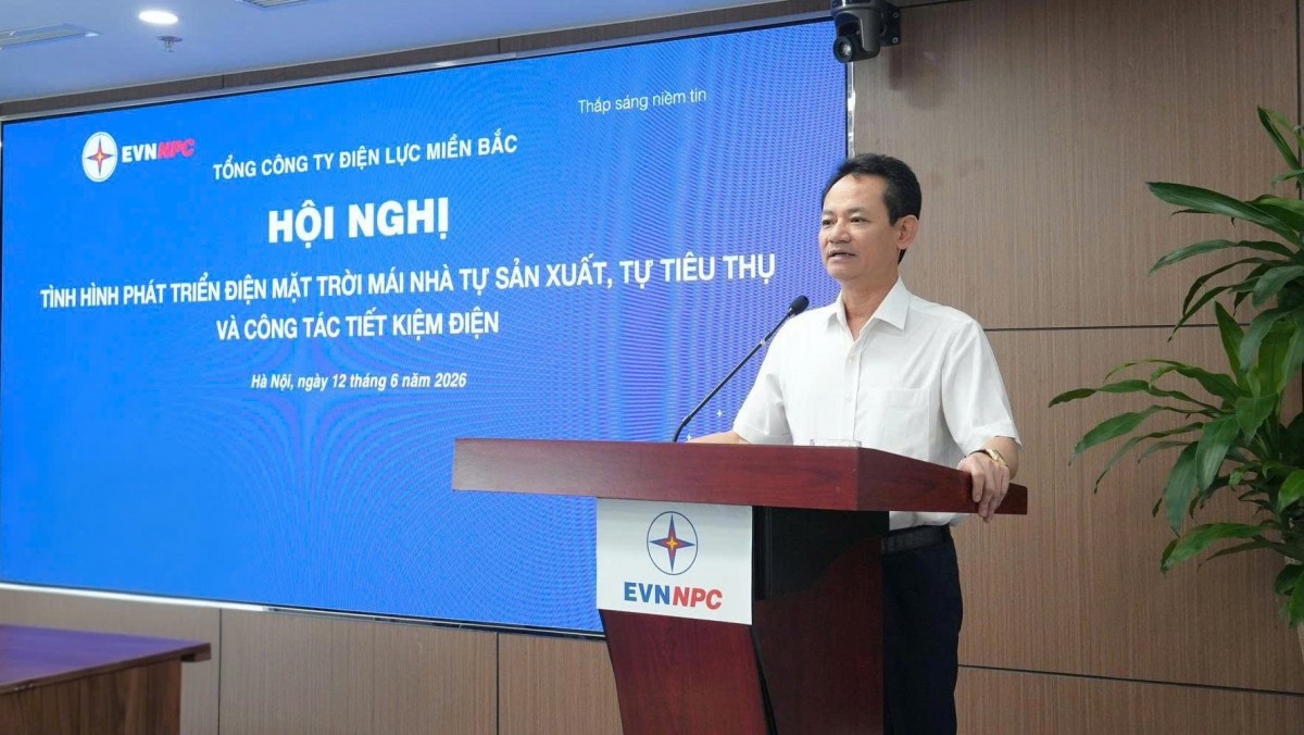 EVNNPC rà soát tình hình phát triển điện mặt trời mái nhà và tiết kiệm điện