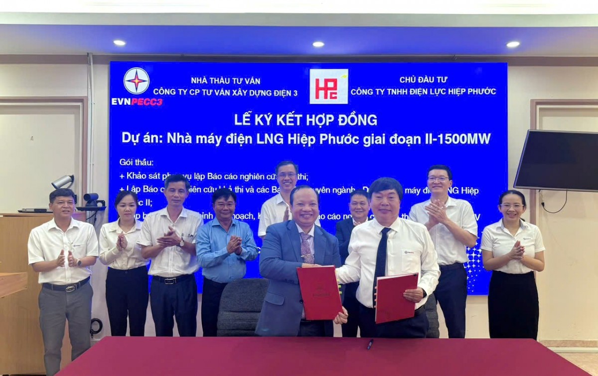 Ký hợp đồng tư vấn dự án Nhà máy điện LNG Hiệp Phước (giai đoạn 2)