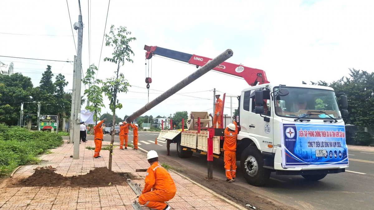 PC Đồng Nai chủ động, sẵn sàng ứng phó mùa mưa bão 2026