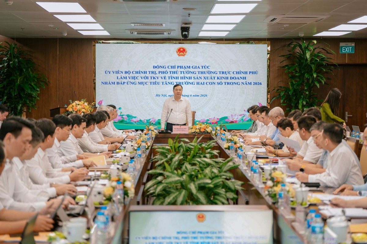 Phó Thủ tướng Phạm Gia Túc làm việc với Tập đoàn CN Than - Khoáng sản Việt Nam