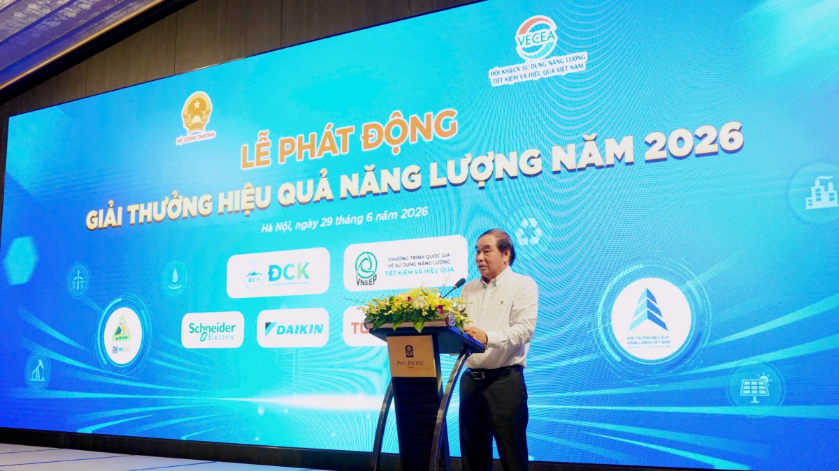 Phát động Giải thưởng hiệu quả năng lượng năm 2026