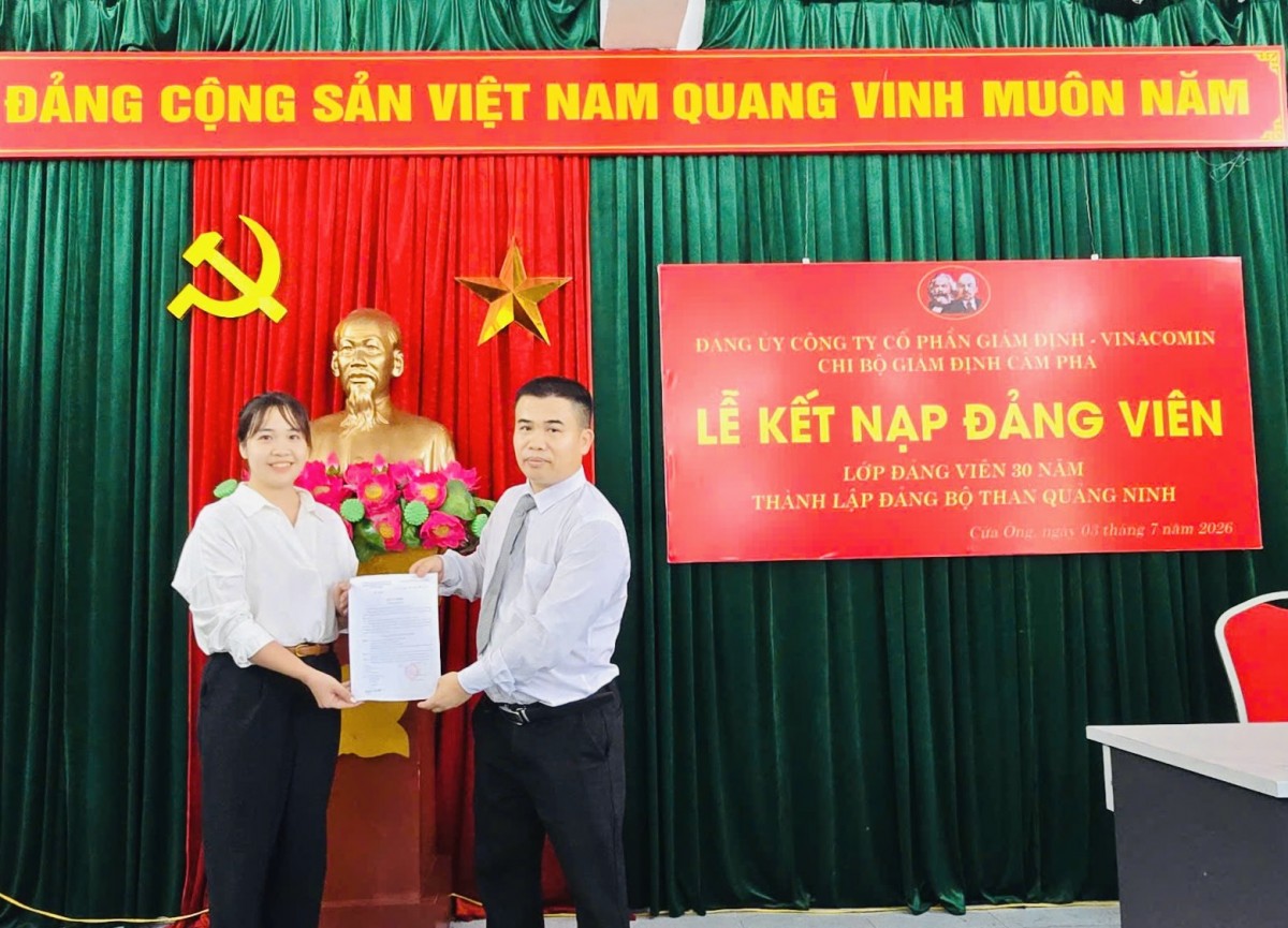 Đảng bộ Quacontrol kết nạp ‘Lớp đảng viên 30 năm thành lập Đảng bộ Than Quảng Ninh’ Đảng bộ Quacontrol kết nạp ‘Lớp đảng viên 30 năm thành lập Đảng bộ Than Quảng Ninh’