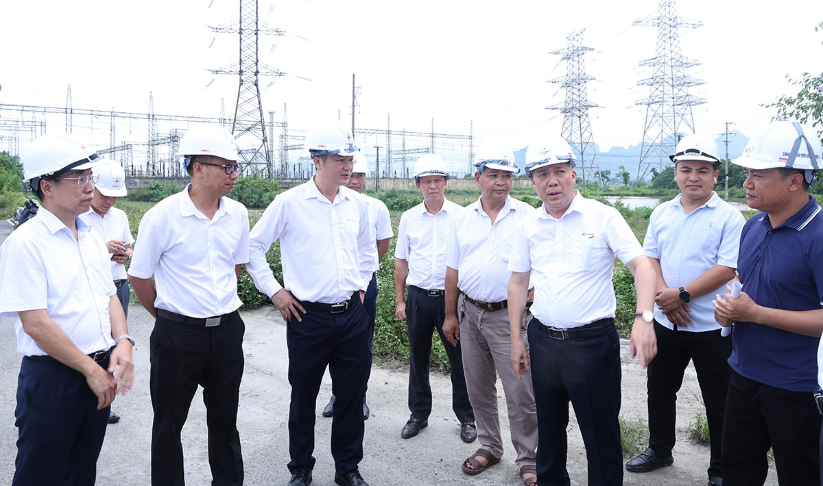 EVNNPT đôn đốc tiến độ đường dây 500/220kV Nho Quan - Phủ Lý - Thường Tín