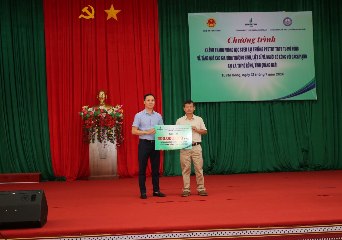 BSR thực hiện chuỗi hoạt động an sinh xã hội và tài trợ giáo dục tại Quảng Ngãi