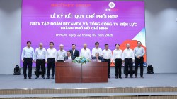 EVNHCMC và Becamex Group ký quy chế phối hợp trong vận hành, đầu tư phát triển lưới điện