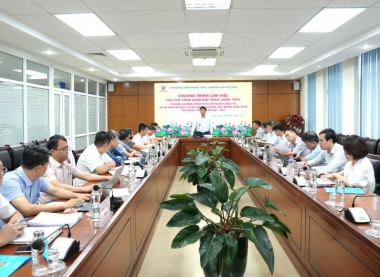Lãnh đạo TKV làm việc với Công ty Xây lắp mỏ về sản xuất, kinh doanh 2026 và định hướng thời gian tới